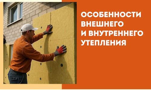 Какие особенности внешнего и внутреннего утепления в Новороссийске