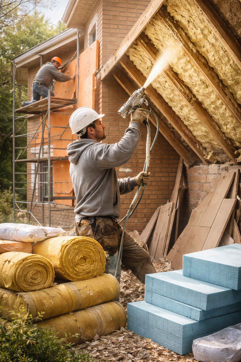 Утепление домов в Новороссийске под ключ от 4287 руб/м2 | Профессионально — ТепломастерНвр