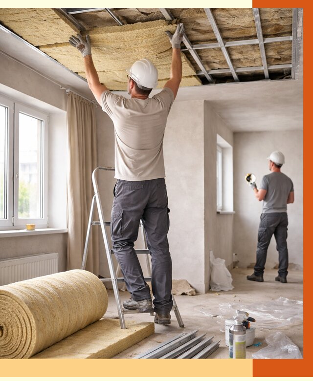 Утепление потолка в частном доме в Новороссийске от 970 руб./м² — работы под ключ | ТепломастерНвр