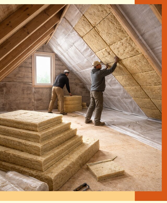 Утепление мансарды в Новороссийске от 2552 руб/м2 — комплексно и под ключ | ТепломастерНвр