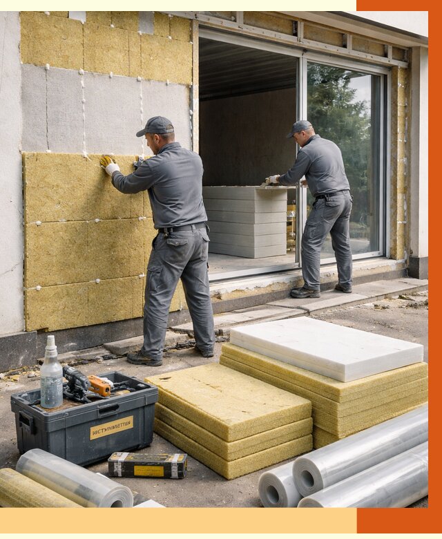 Утепление торгового павильона в Новороссийске от 14802 руб./м² под ключ | ТепломастерНвр