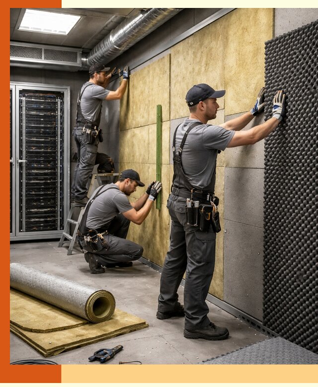 Утепление серверной комнаты профессионально в Новороссийске