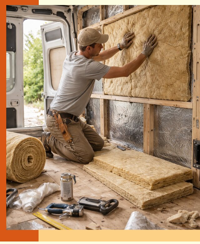 Утепление кемпера под ключ в Новороссийске с гарантией качества