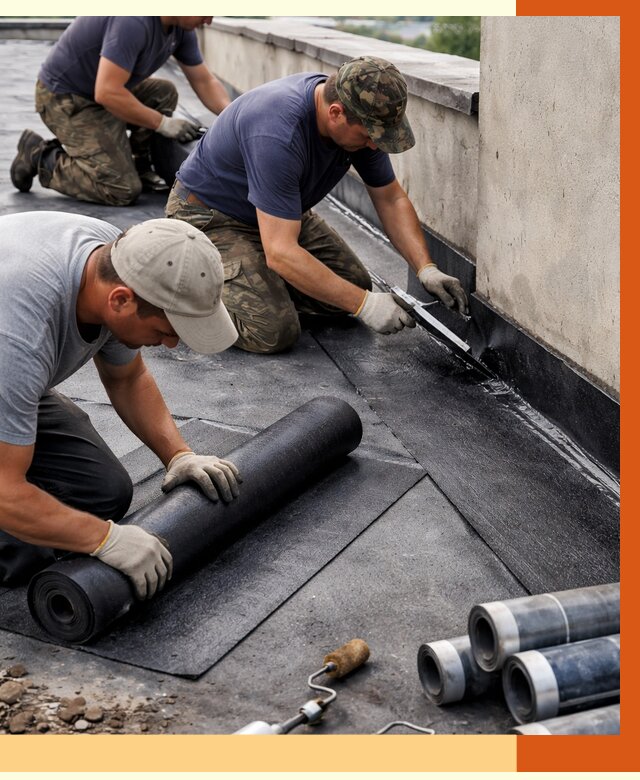 Гидроизоляция кровли в Новороссийске от 4594 руб. — профессиональная гидроизоляция крыши | ТепломастерНвр